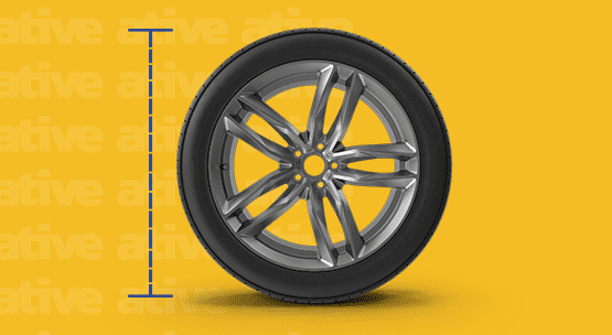 É possível alterar a medida dos pneus e rodas do carro?